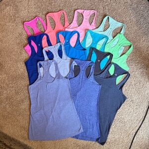 Lululemon Cool Racerback Tank Top (assorted colors) size 8